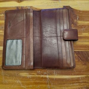 OROTON BROWN LEATHER WALLET